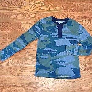 Crewcuts Henley long sleeve T